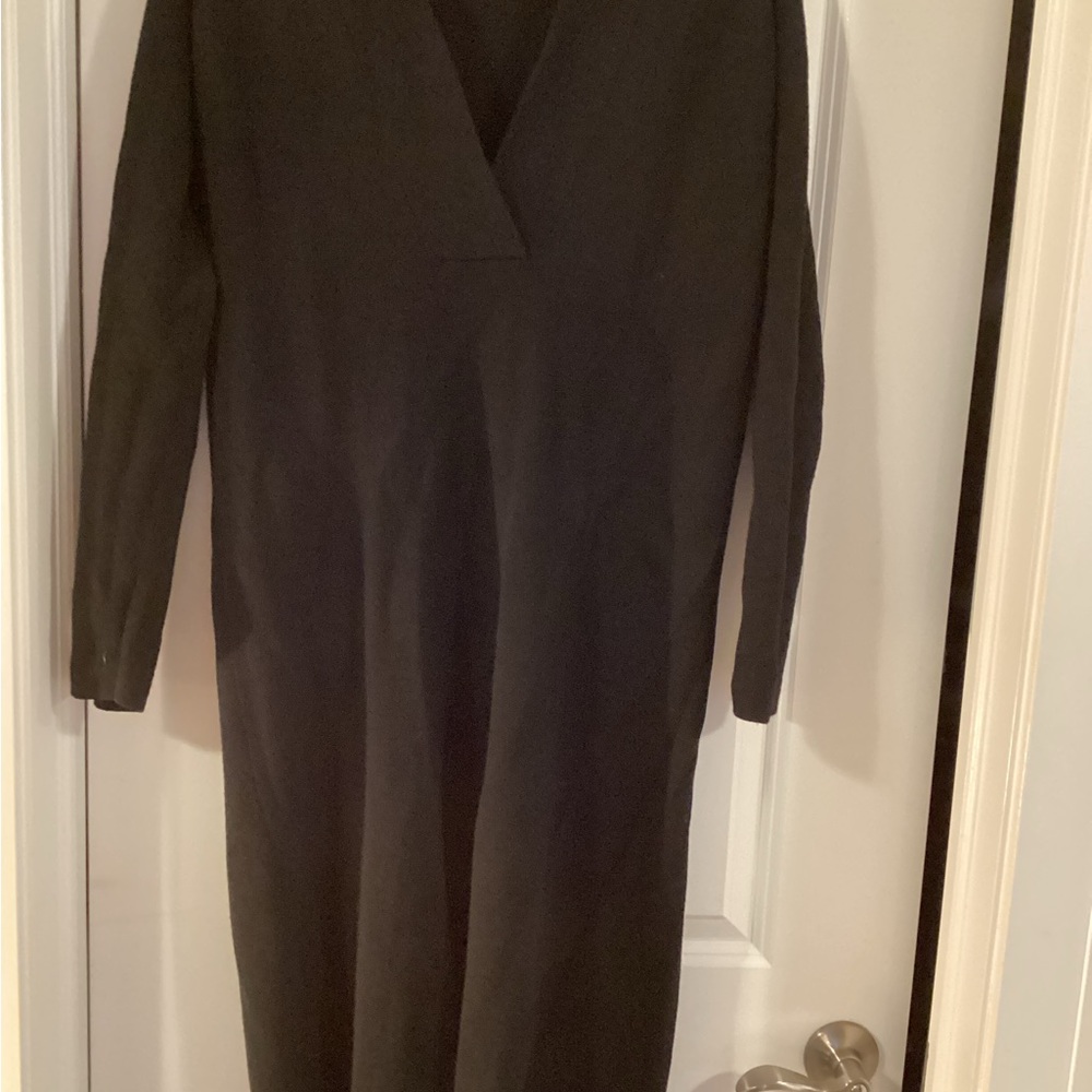 Club Monaco Black Long Sleeve Dress
